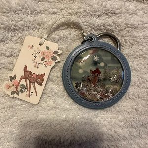 Disney x Cath Kidston Bambi Snowglobe Keychain Bag Charm